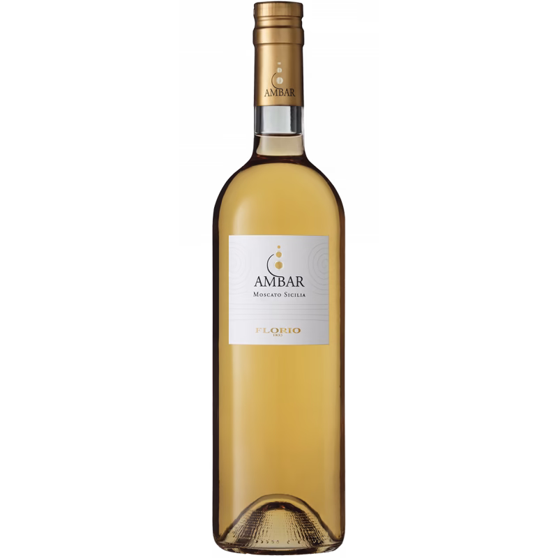 Moscato Liquoroso Ambar Igt Terre Siciliane Cantine Florio Cl.75 - fontanella shop