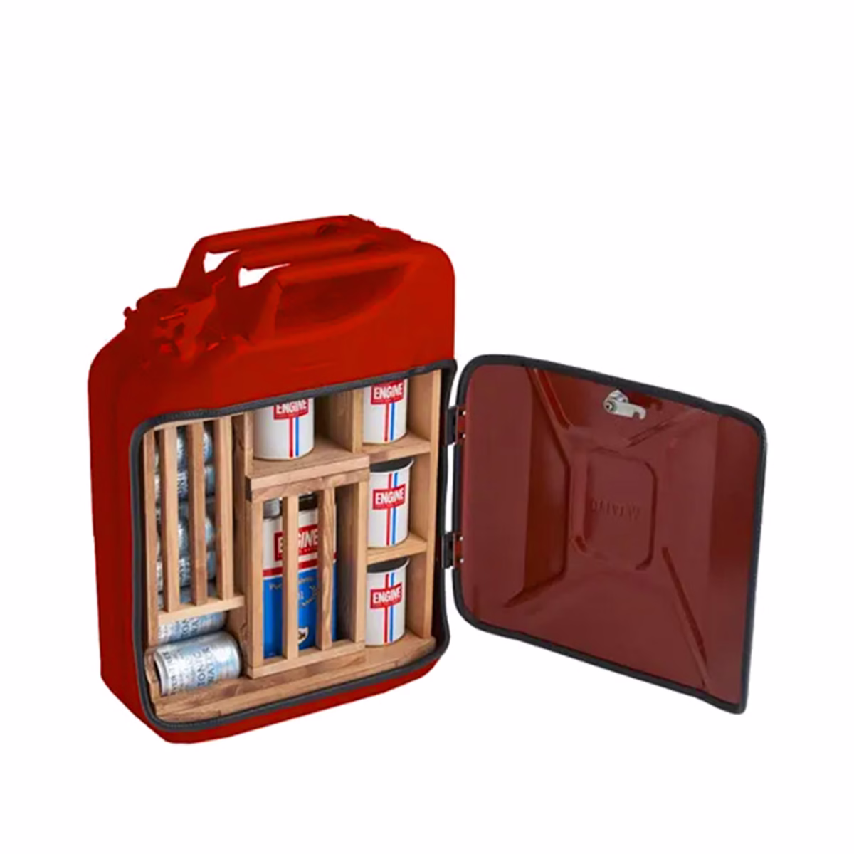 Gin Engine - GT Speakeasy Kit Rosso (2 Engine Gin cl.50 + 4 Bicchieri + 6 latt. Tonica) - fontanella shop