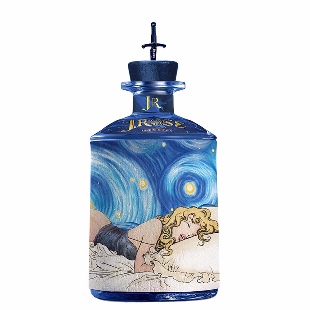 Gin J.Rose Artigianale JR80 Cl.70 Limited Edition 80° Compleanno Milo Manara