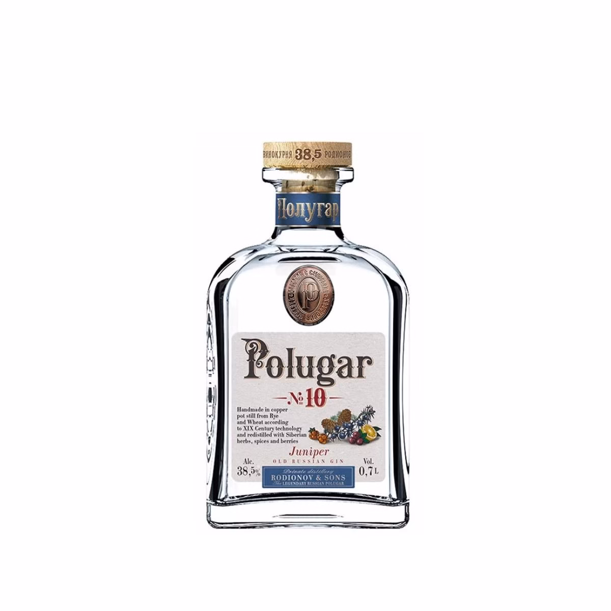 POLUGAR VODKA MIGNON JUNIPER CL.5